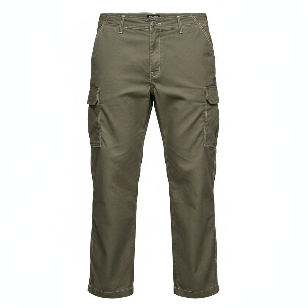 True Religion Cargo SN Pant HS Men 38 Kalamata Olive Green Y2K Baggy Streetwear
